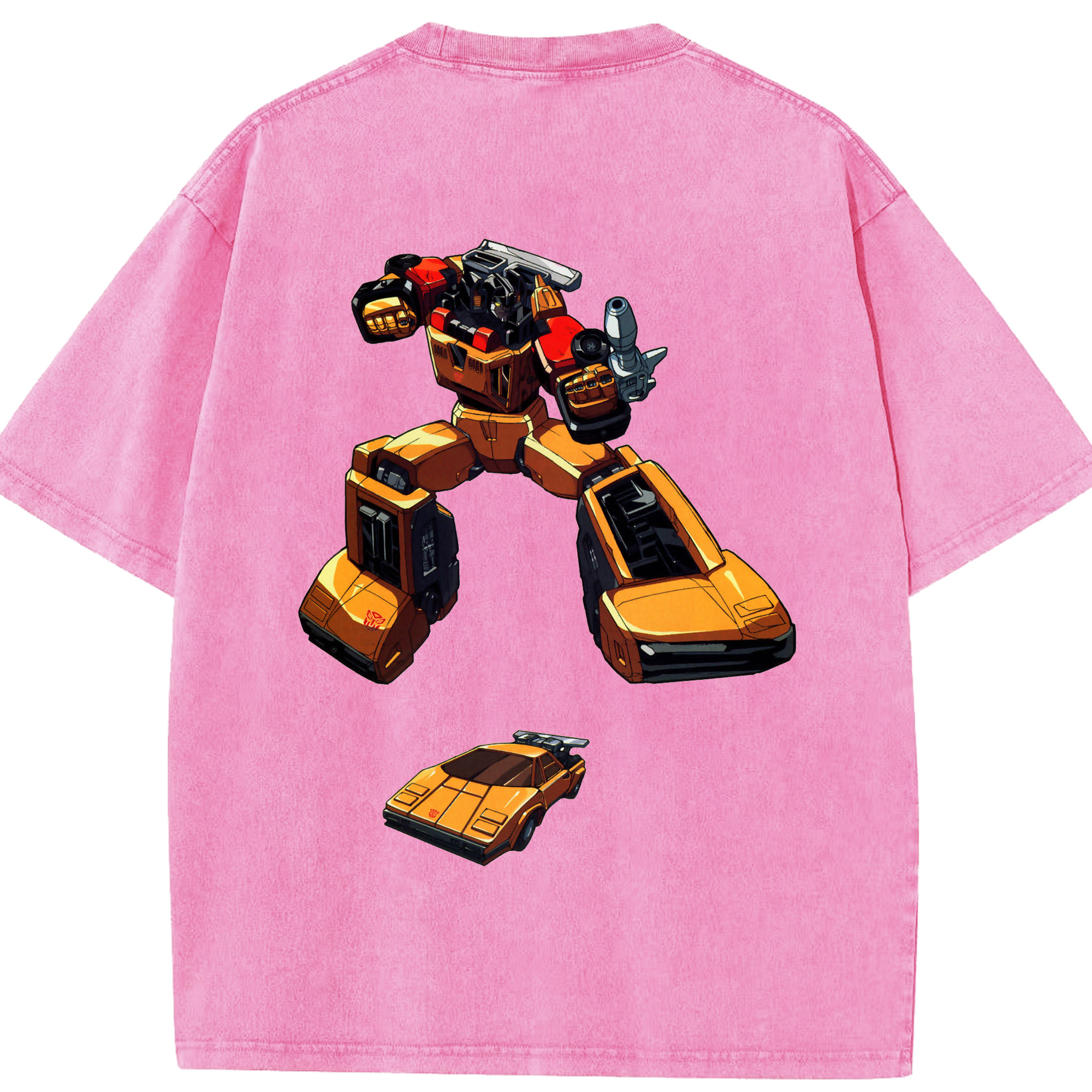 （画像用）  綿100% ヴィンテージ風 半袖Tシャツ（背面プリント）